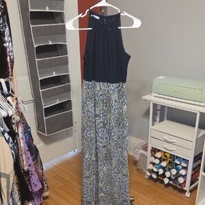 Maurices Navy Lace Detail Top